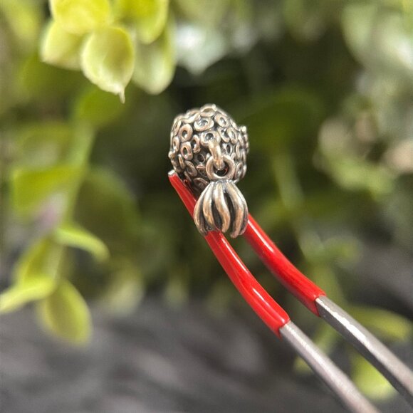 Pandora Silver Fish Charm with Blue Eyes - Picture 3 of 5